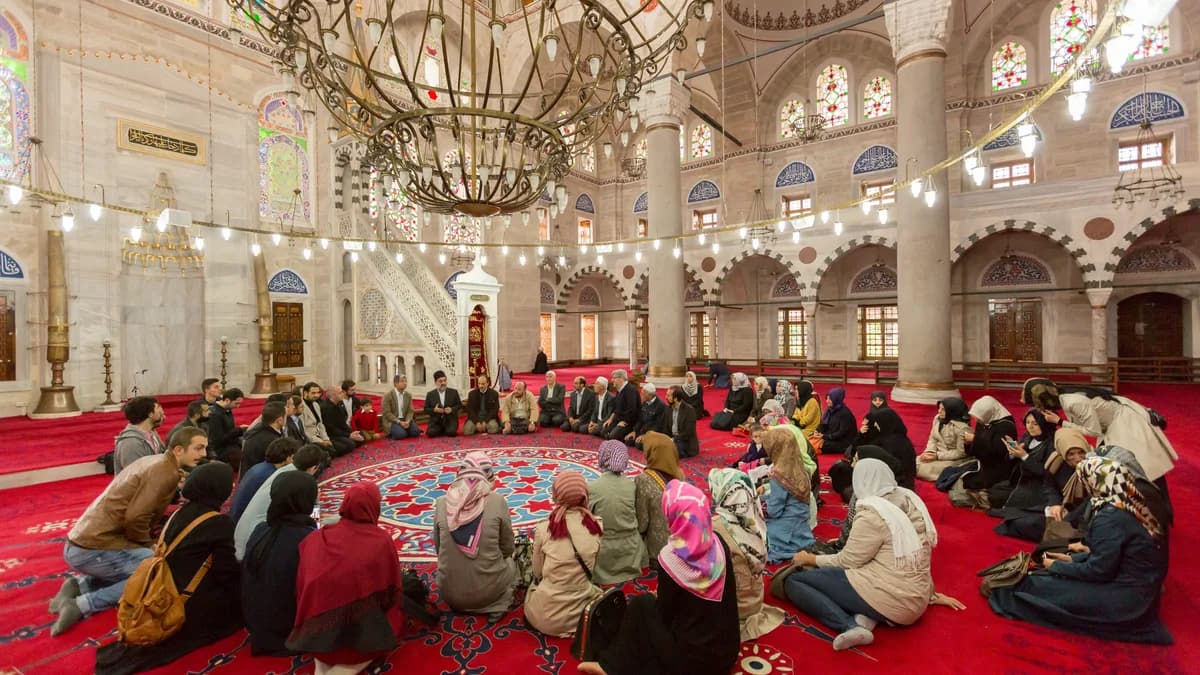 Kurban Bayramı Bayramlaşması — BİKSAD arşivinden fotoğraf